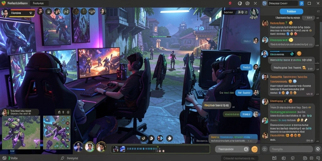 Screenshot dari mode multiplayer yang seru.