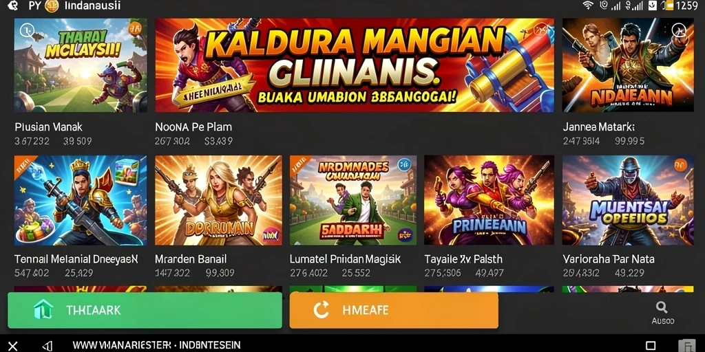 Tangkapan layar dari salah satu level yang menantang.
