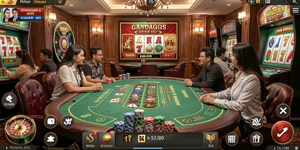 Level yang penuh tantangan dan rintangan menarik.