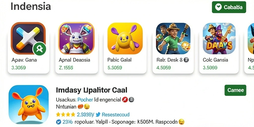 Leaderboard yang menunjukkan posisi kompetisi antar pemain.