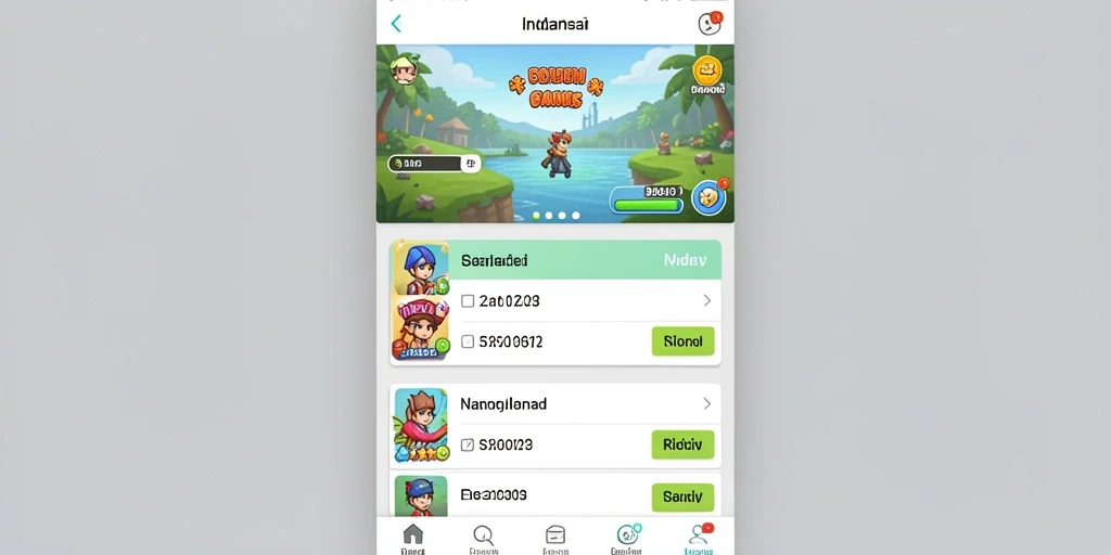 Screenshot mendemonstrasikan grafik yang menawan.