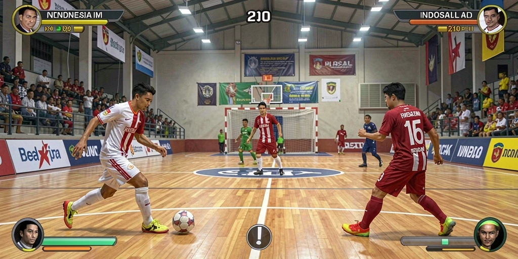 Screenshot momen seru dari gameplay yang menegangkan.