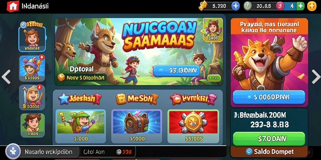 Screenshot memperlihatkan pertarungan epik melawan monster yang kuat.